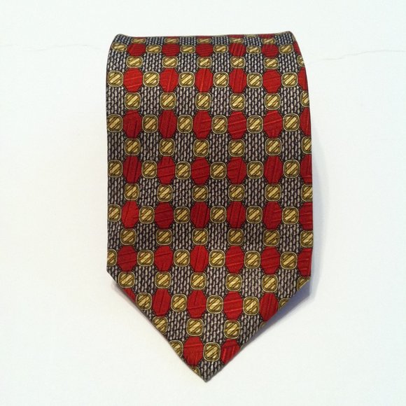 ERMENEGILDO ZEGNA MENS NEW SILK TIEWIDTH: 3 3/4"MADE IN ITALY